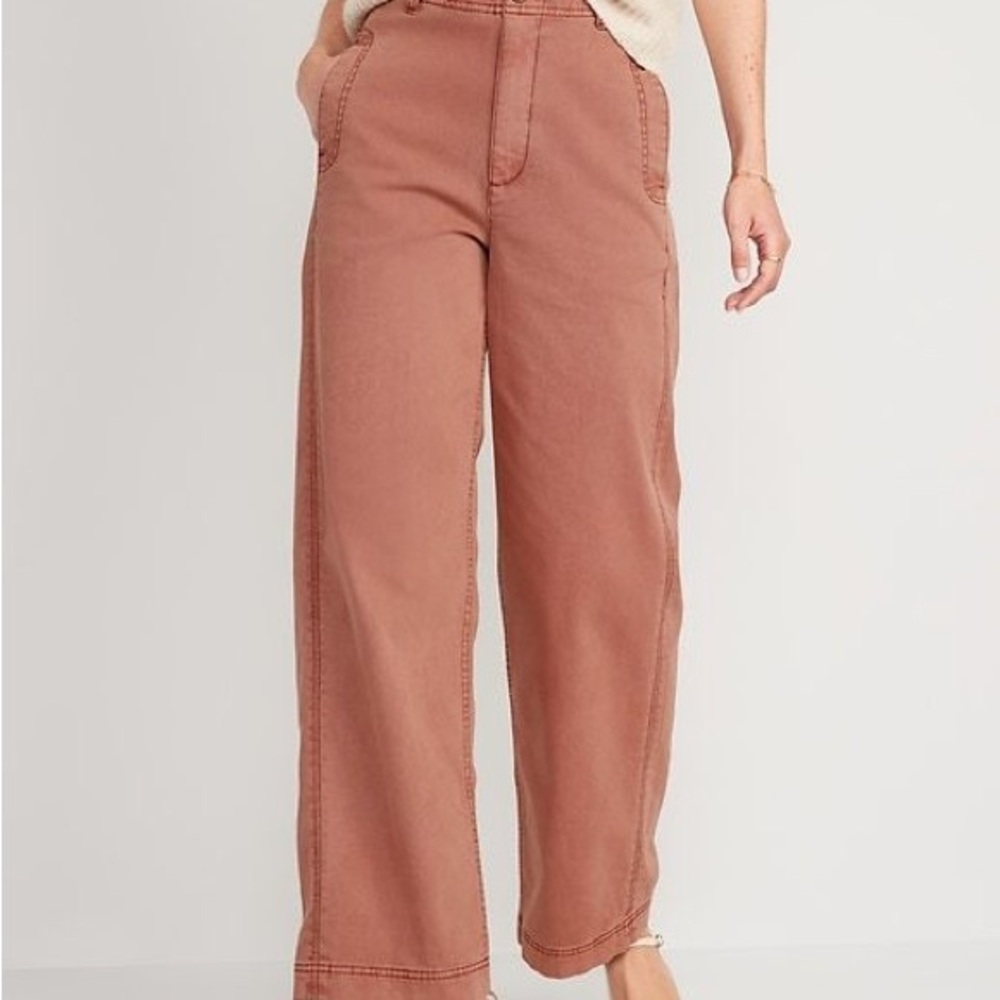 Old Navy Extra High-Waisted Wide-Leg Workwear Pants NWT